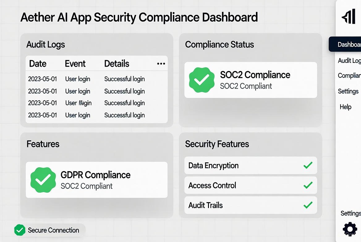 Security compliance dashboard