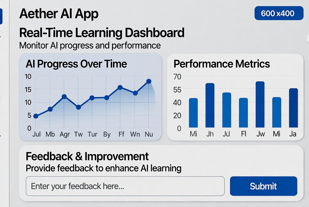 Real-time learning dashboard